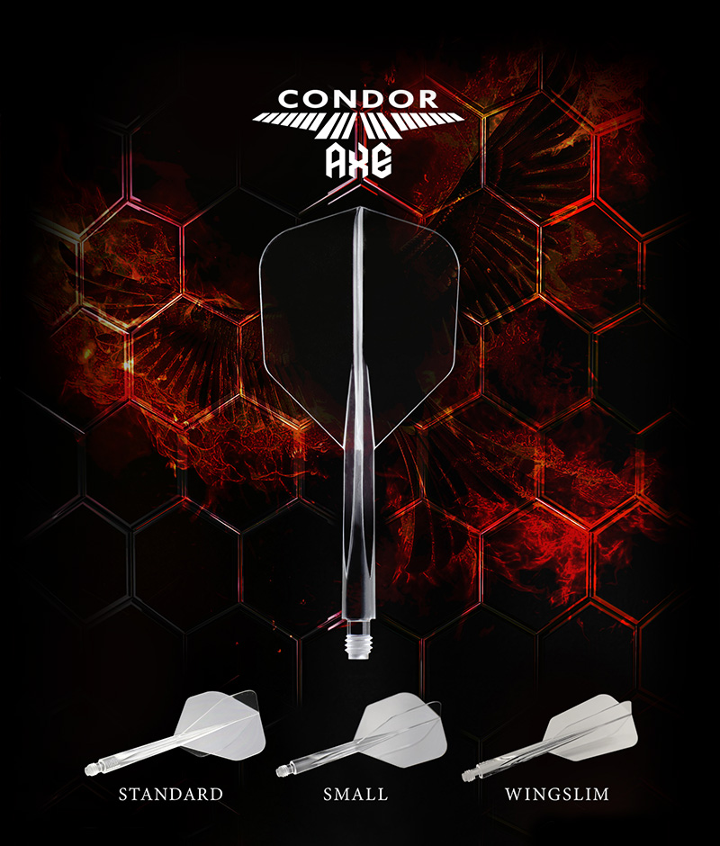 Plumas Condor Axe Logo Shape Negro-Dorado L